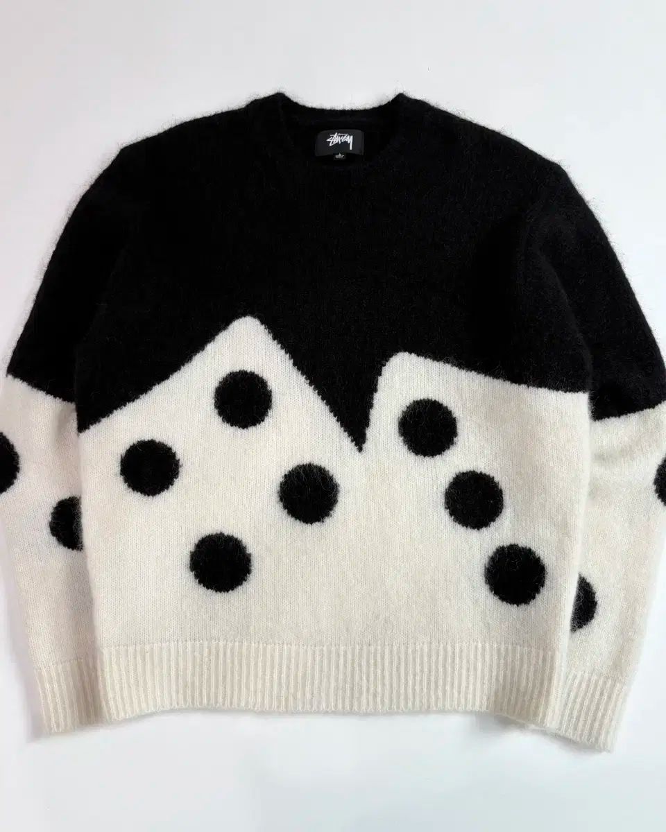 Stussy STUSSY ステューシー ダイス モヘア ウール ニット セーター