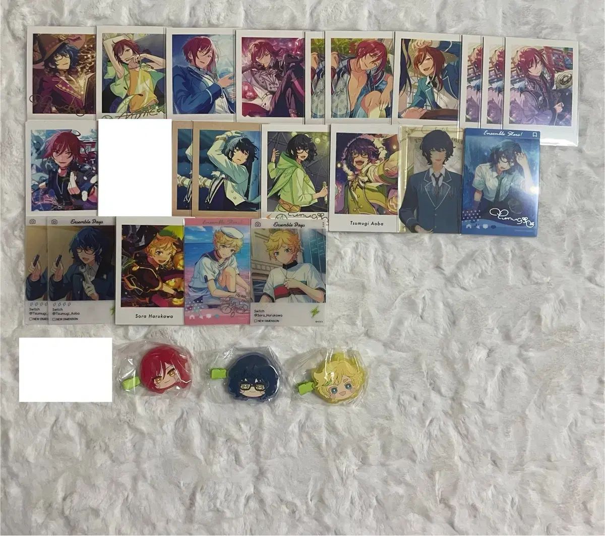 あんさんぶるスターズ！！(あんスタ) Switch 逆先 夏目 青葉 つむぎ 春川 宙 ぱしゃっつ ぱしゃこれ ミニコア ヘアピン EMOCA エモカ