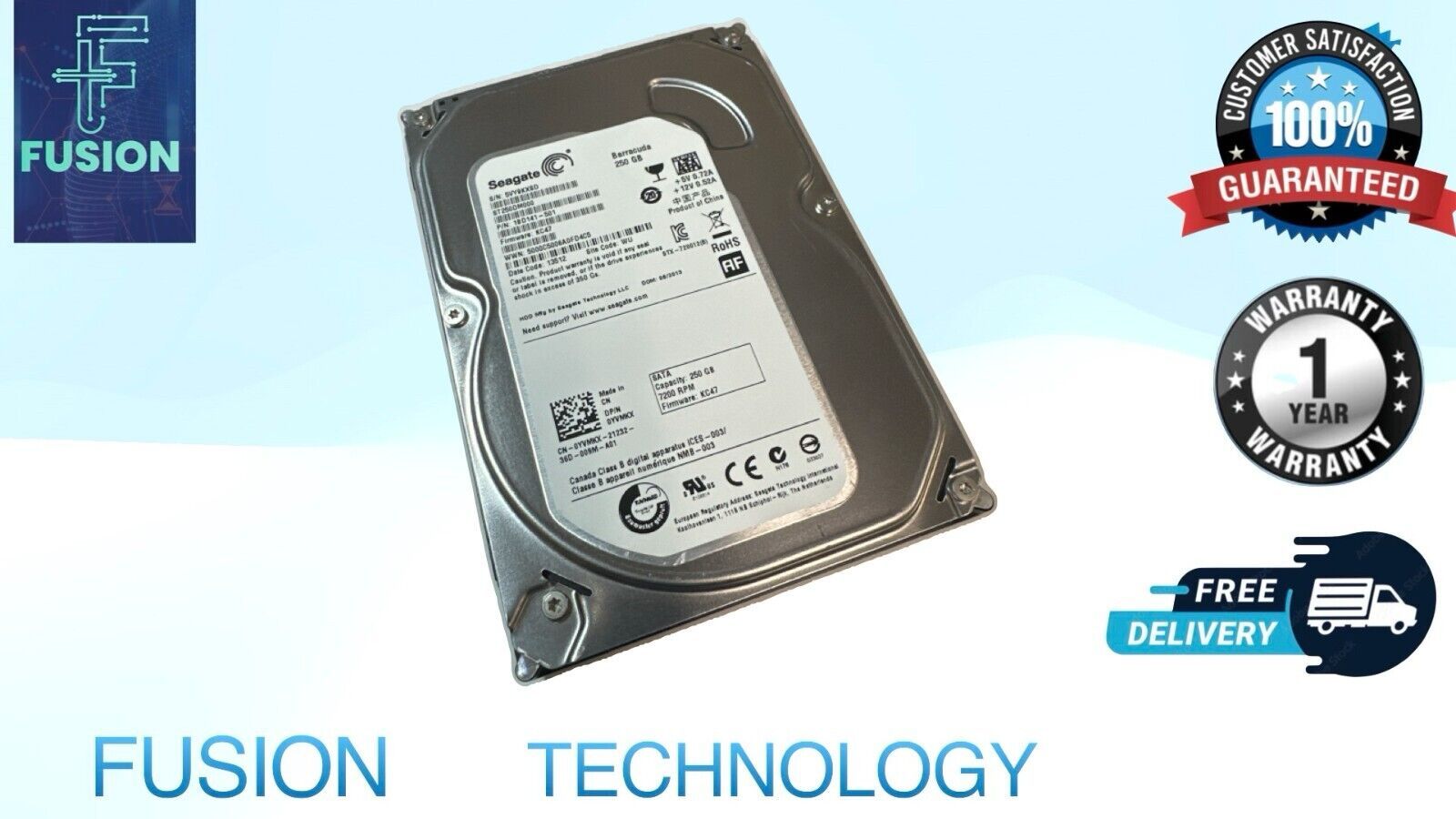 ST250DM000 Seagate 250GB 7.2K RPM 3Gbps 3.5 SATA HDD ハードドライブ