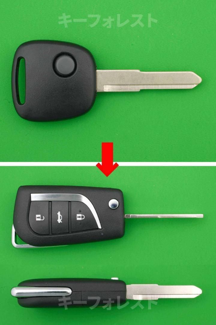 スズキ 1ボタン エブリィ等 純正同等基盤付き ジャックナイフ型キーレスリモコン