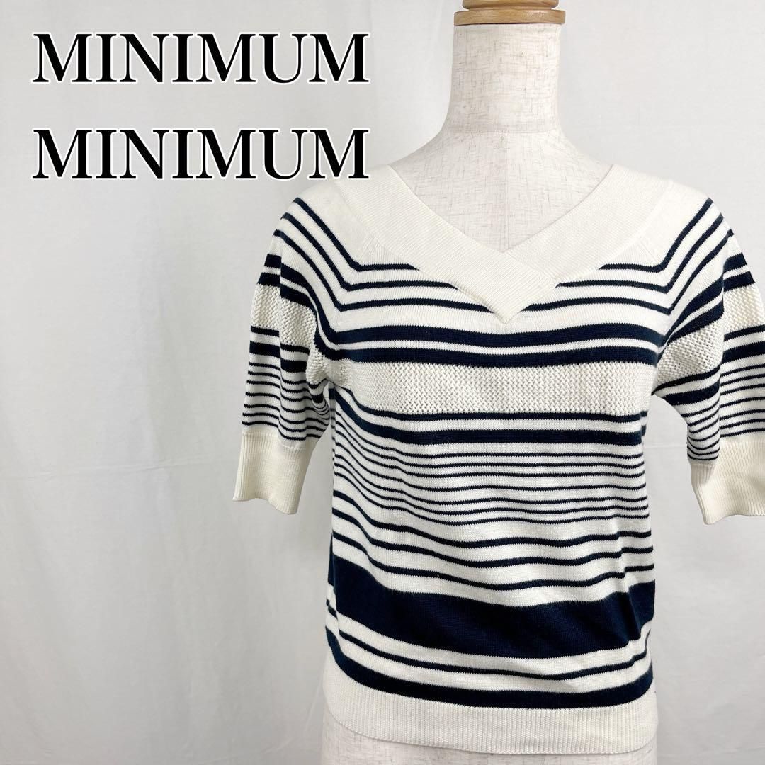 MINIMUM MINIMUM ミニマムミニマム 2 白 ホワイト ネイビー 総