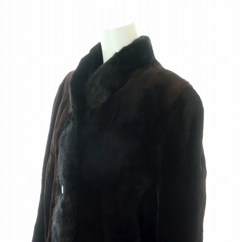 サガミンク SAGA MINK 銀サガ ファーコート ミドル ハーフ アウター  