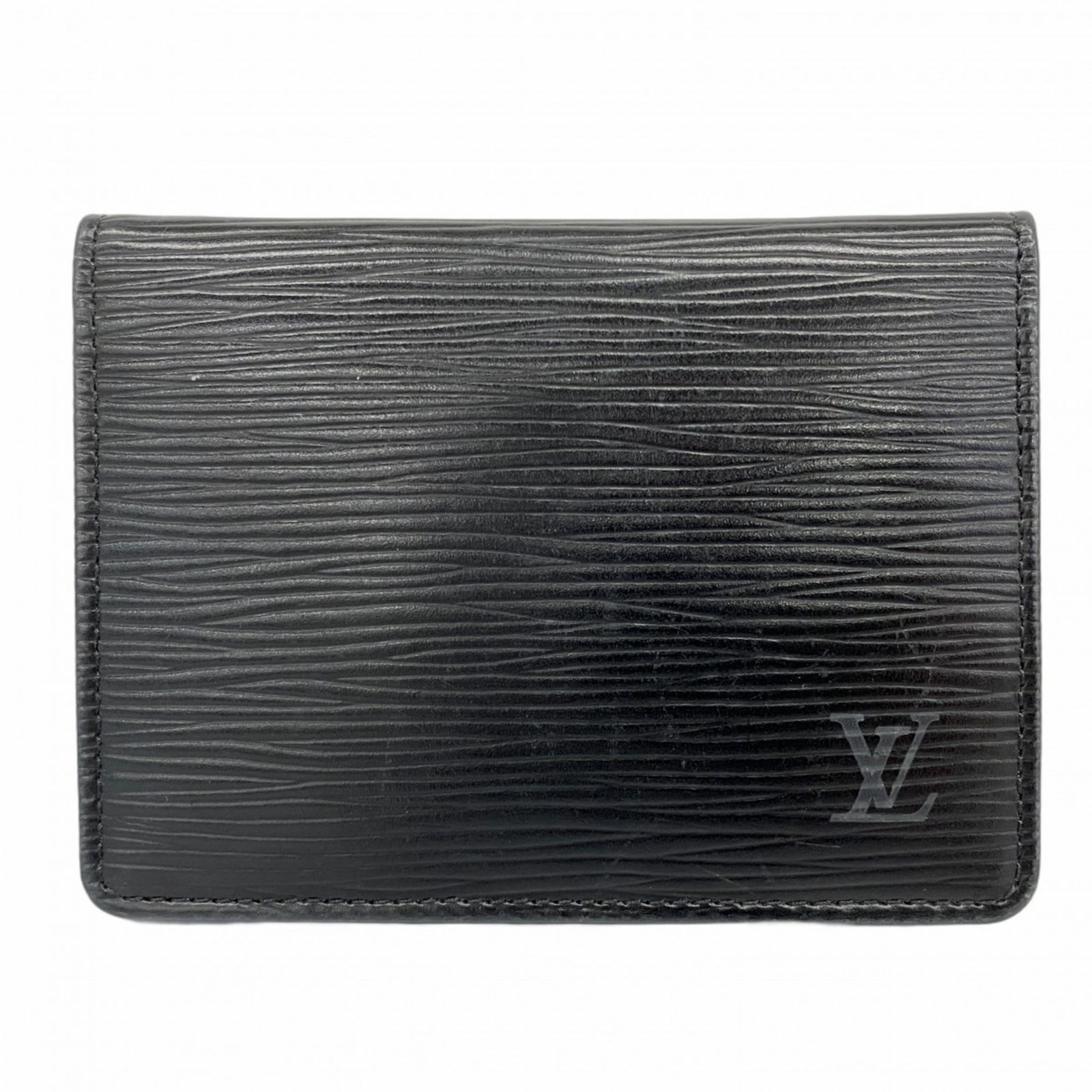 ルイ ヴィトン Louis Vuitton ルイ ヴィトン パスケース エピ ポルト2カルトヴェルティカル M63202 ノワールメンズ レディース