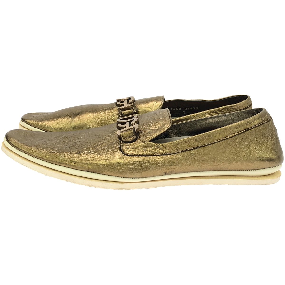 DOLCE&GABBANA ドルチェ＆ガッバーナ DGビットメタリックスリッポン