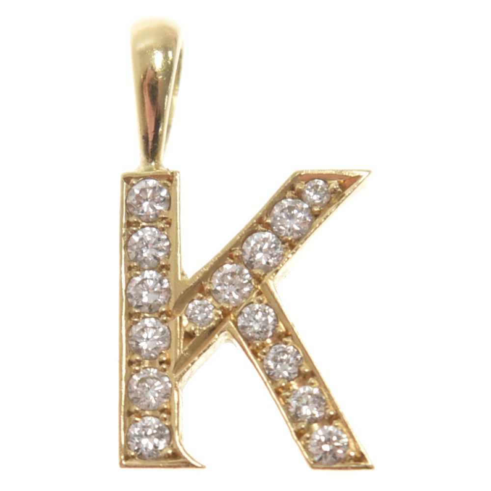 EYEFUNNY (アイファニー) 18KYG イニシャル K ネックレス ペンダント