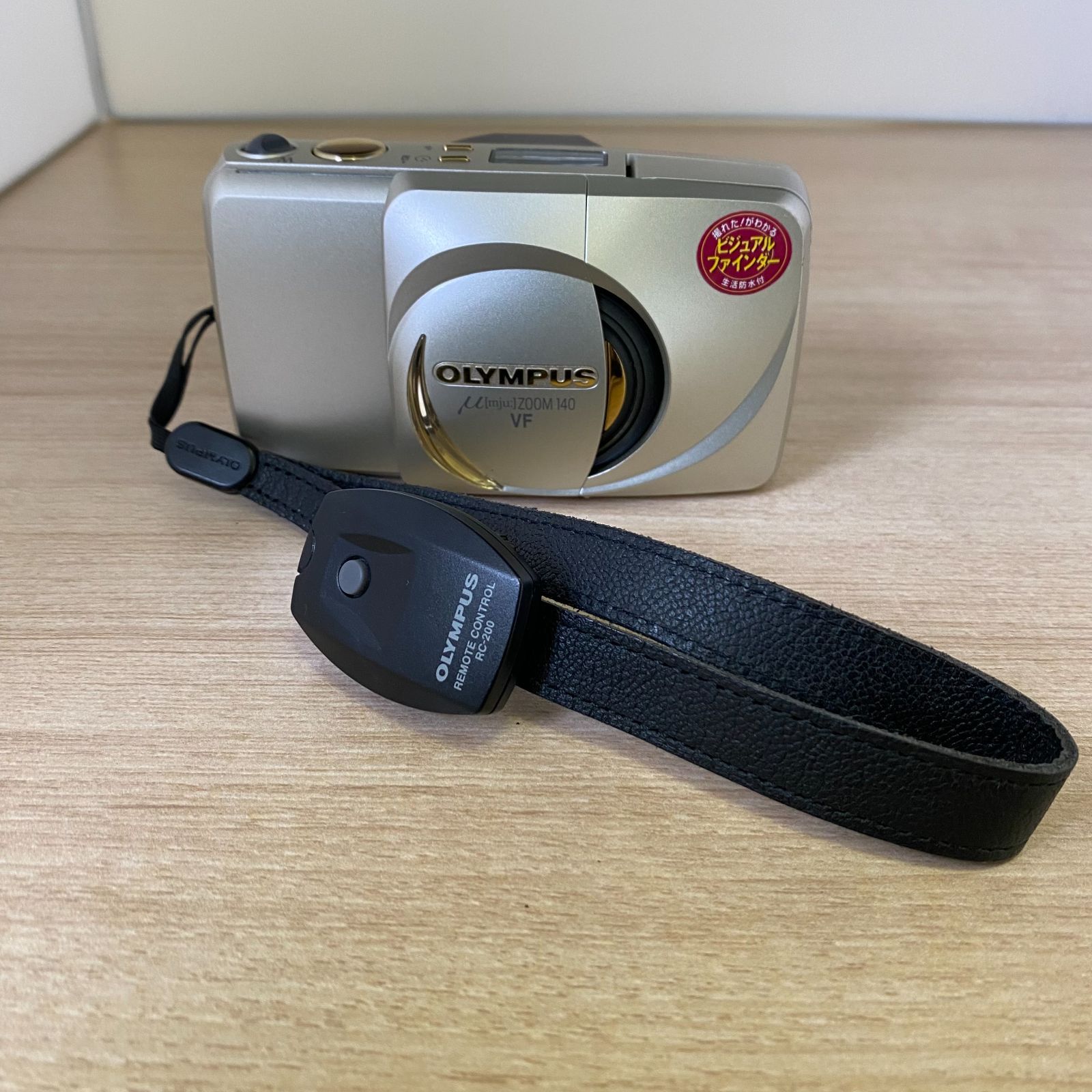 オリンパス　OLYMPUS mju zoom 140 リモコンrc-200 付き OLYMPUS μ mju ZOOM 140 VF オリンパス ミュー コンパクト