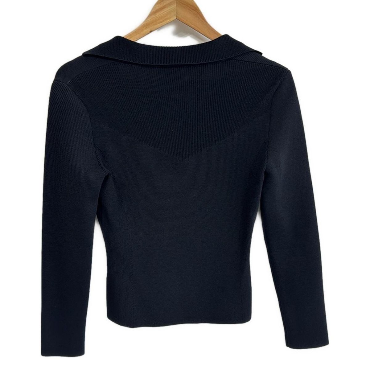 シビラ Sybilla サイズM 黒 レディース ジャケット Sybilla(シビラ) ジャケット サイズM レディース美品 - 黒 長袖&frasl;ニット