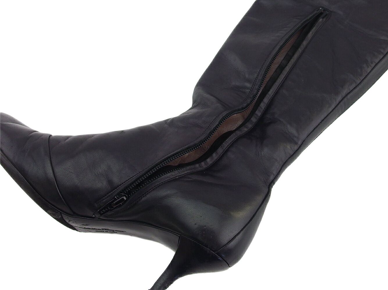 極美品 SalvatoreFerragamo ヴァラリボン ブーツ グレー サルヴァトーレフェラガモ Salvatore Ferragamo ブーツ ヴァラ