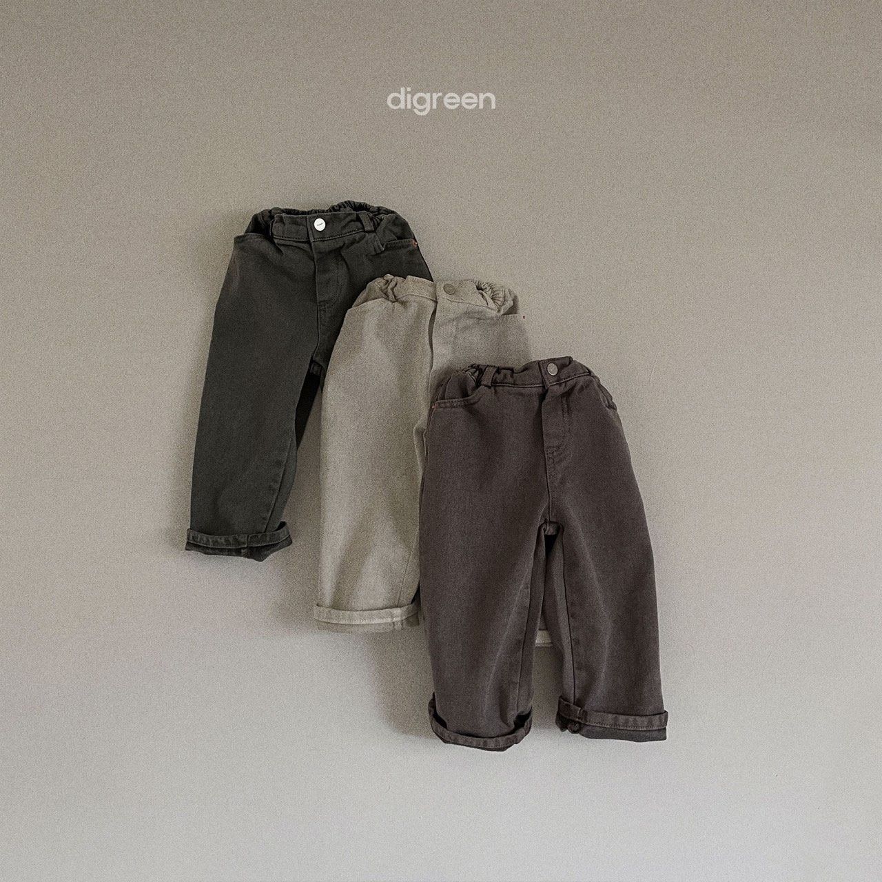 digreen/pigment Dying pants - MAHALO子供服select shop - メルカリ