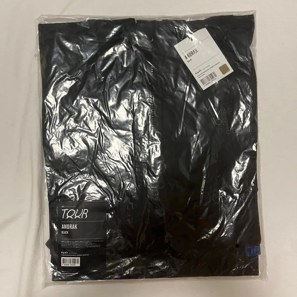 BTS 2021 PERMISSION TO DANCE ロゴアノラック黒 BTS