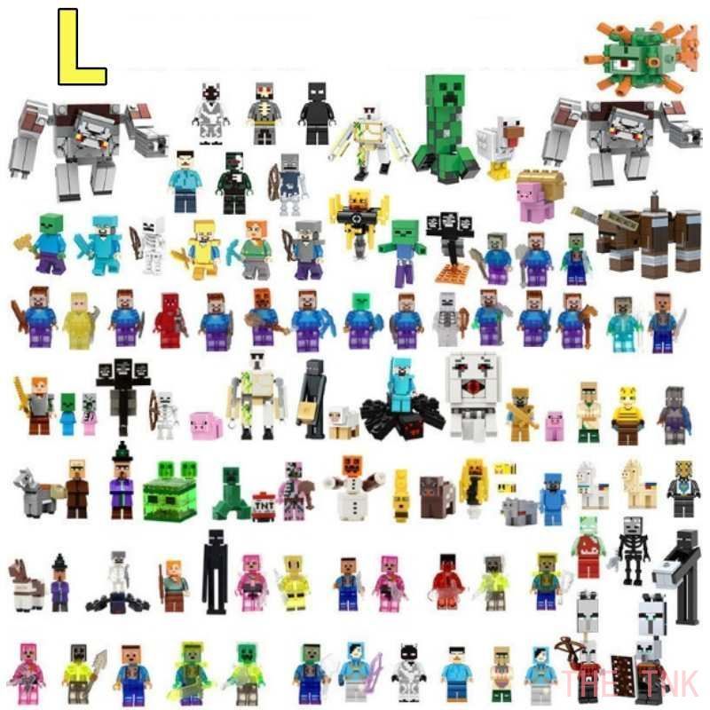 LEGO レゴ互換品 Minecraft マインクラフト ブロック おもちゃ 104人物 大集合 キャラクター 玩具 ミニフィグ 知育玩具 男の子 女の子 子供 組み立て 学習玩具 クリスマス プレゼント 入学 お祝い