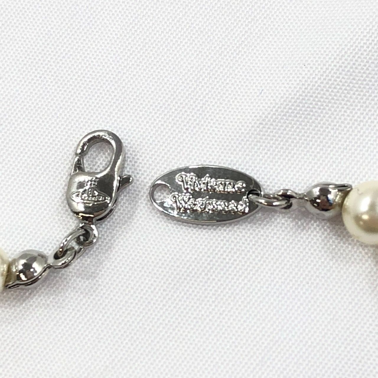 ヴィヴィアンウエストウッド　メタル スワロフスキー グラス パール ネックレス 美品!!1点限り!!】Vivienne Westwood ヴィヴィアン ウエスト