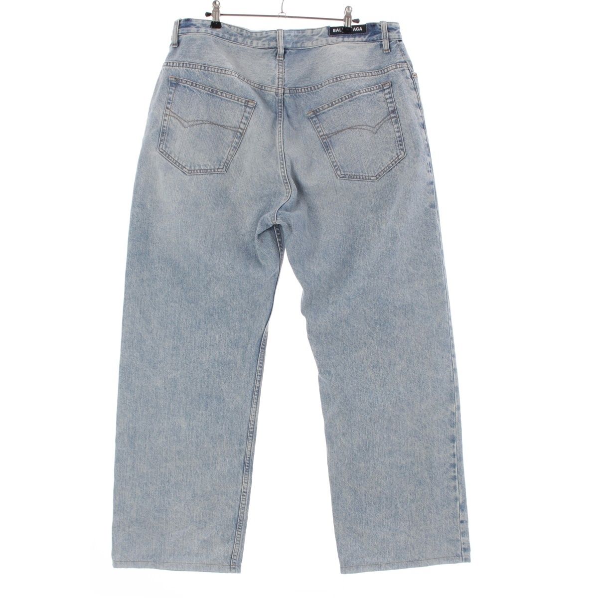 バレンシアガ デニム ストレート Medium Fit バギー パンツ バレンシアガ デニム ストレート Medium Fit バギー パンツ