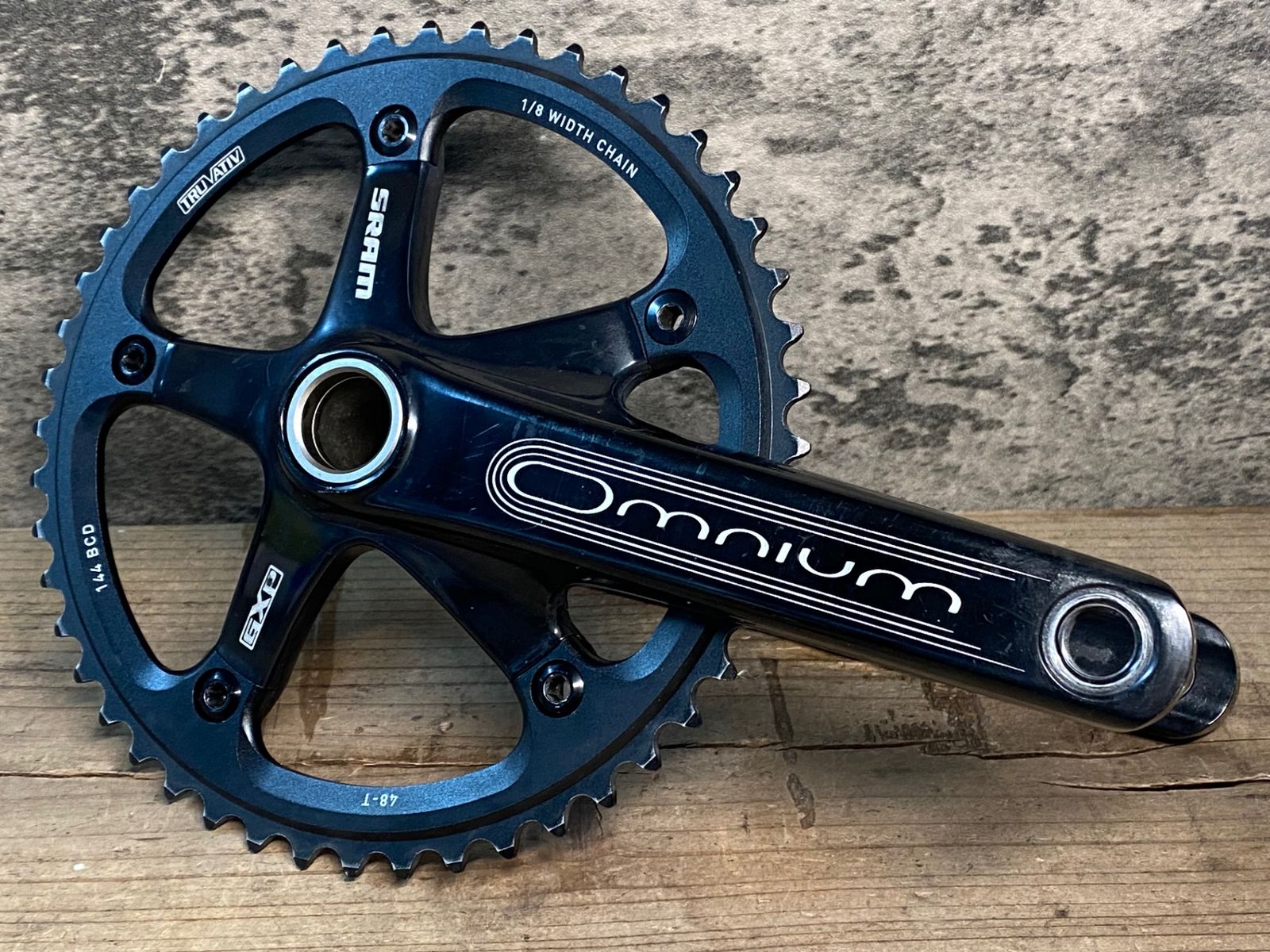 IP065 スラム SRAM OMNIUM クランクセット 167.5mm 48T GXP 厚歯