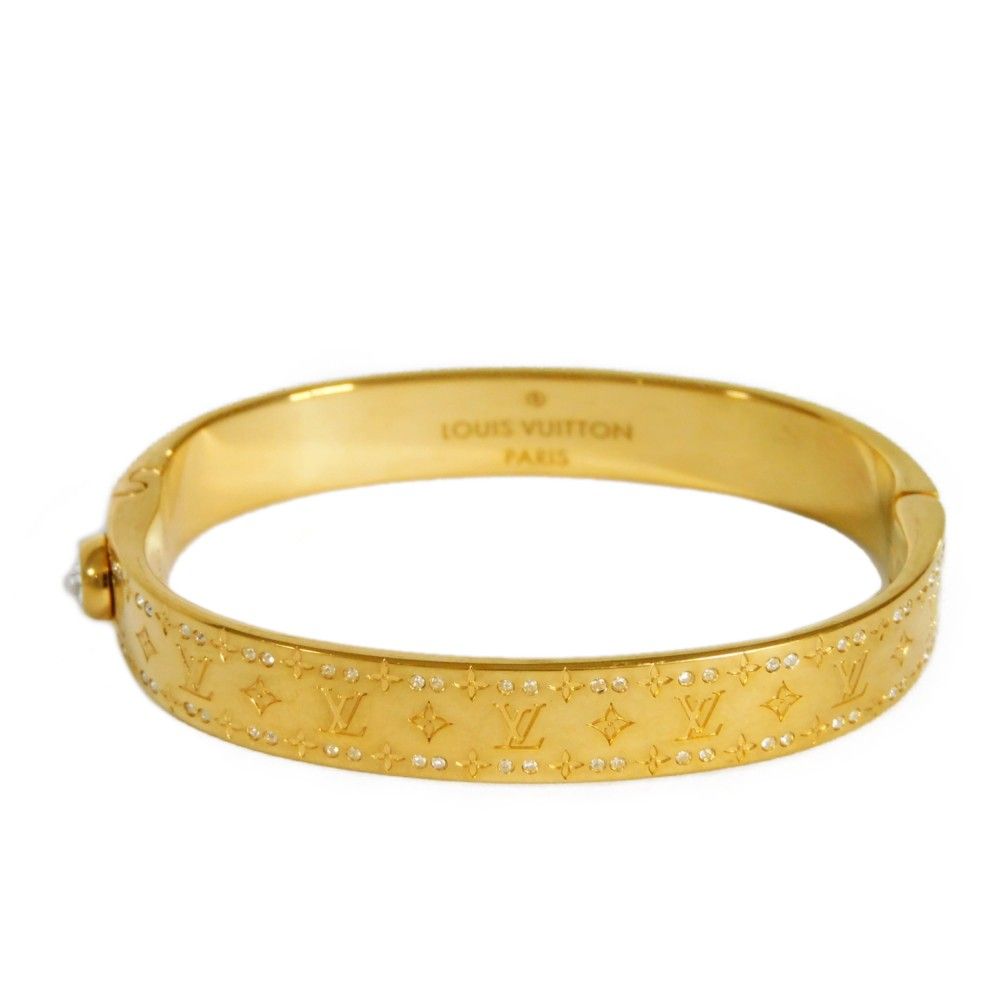 ヴィトン リジッド ブレスレット・ナノグラム S モノグラム M64860