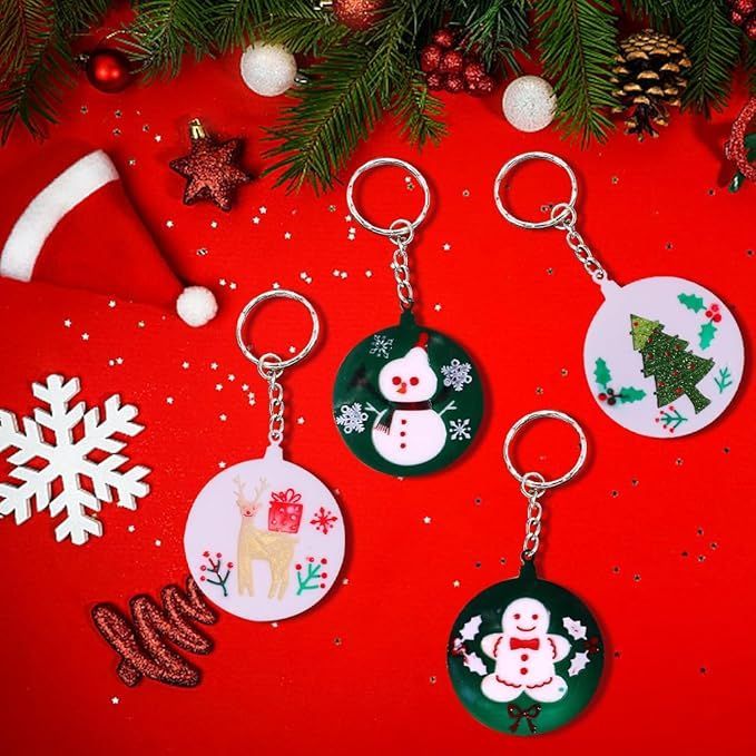 キーホルダー UVレジン 飾り ツリー装飾 クリスマス デコレーション