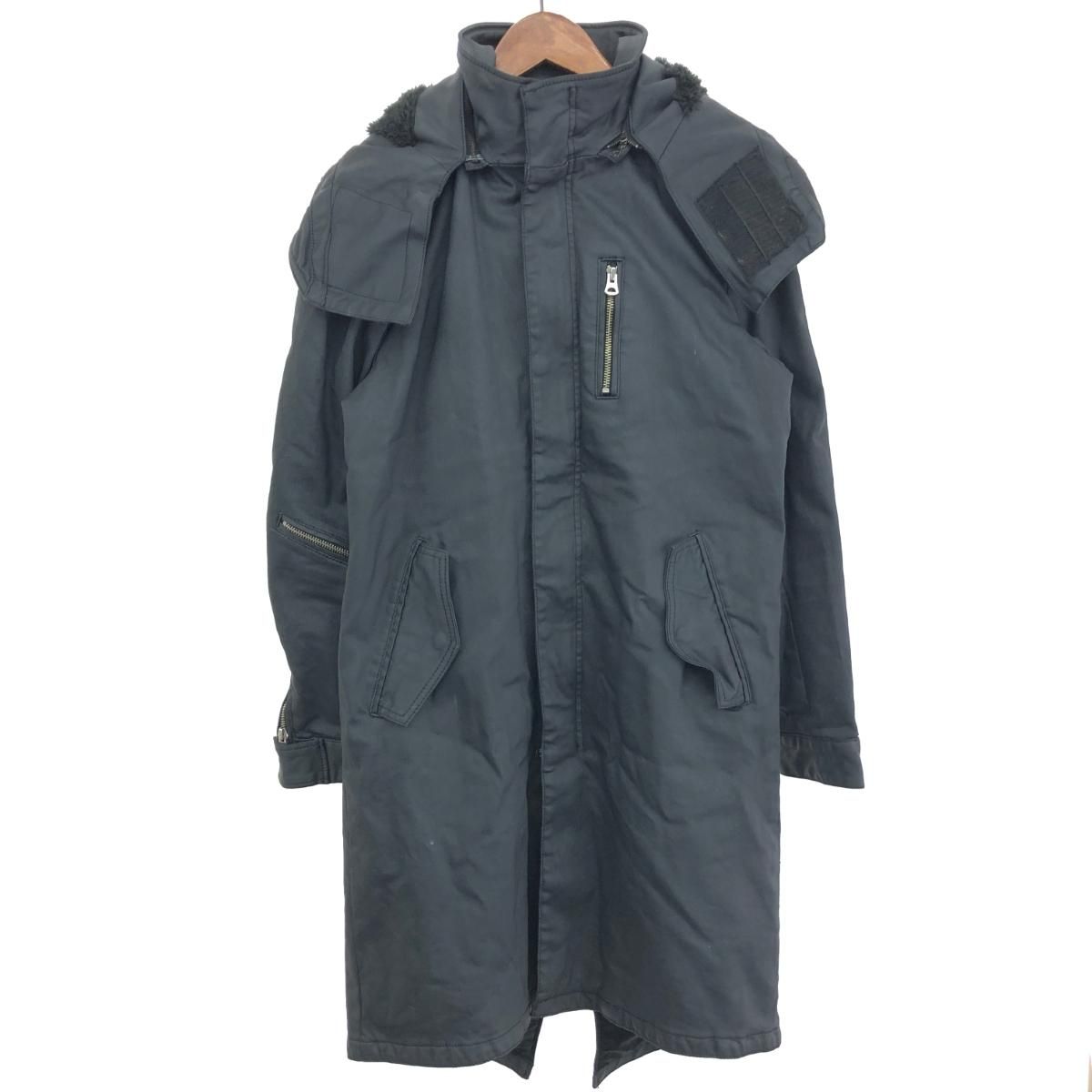 CIVARIZE シヴァーライズ モッズコート サイズ:44 ブラック メンズ
