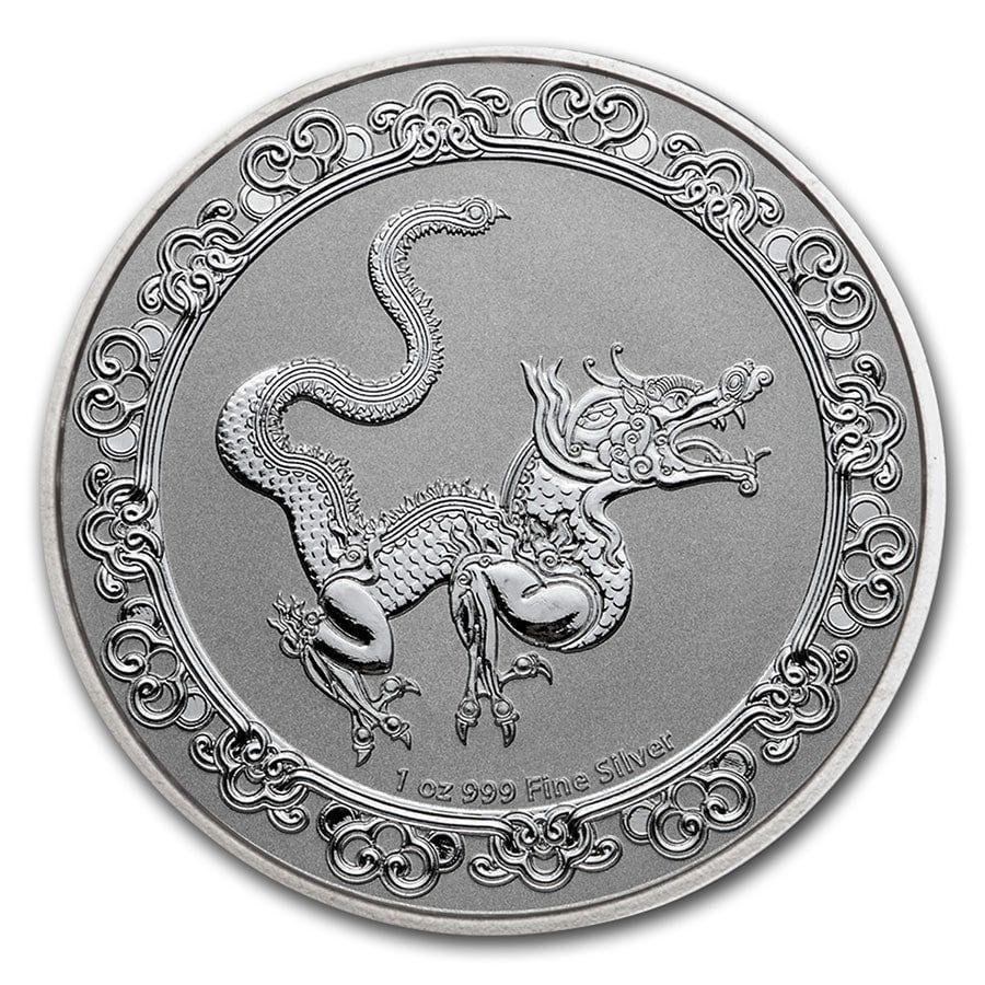 保証書・カプセル付き] 2020年 (新品) ニウエ「風水・イエロースネイク