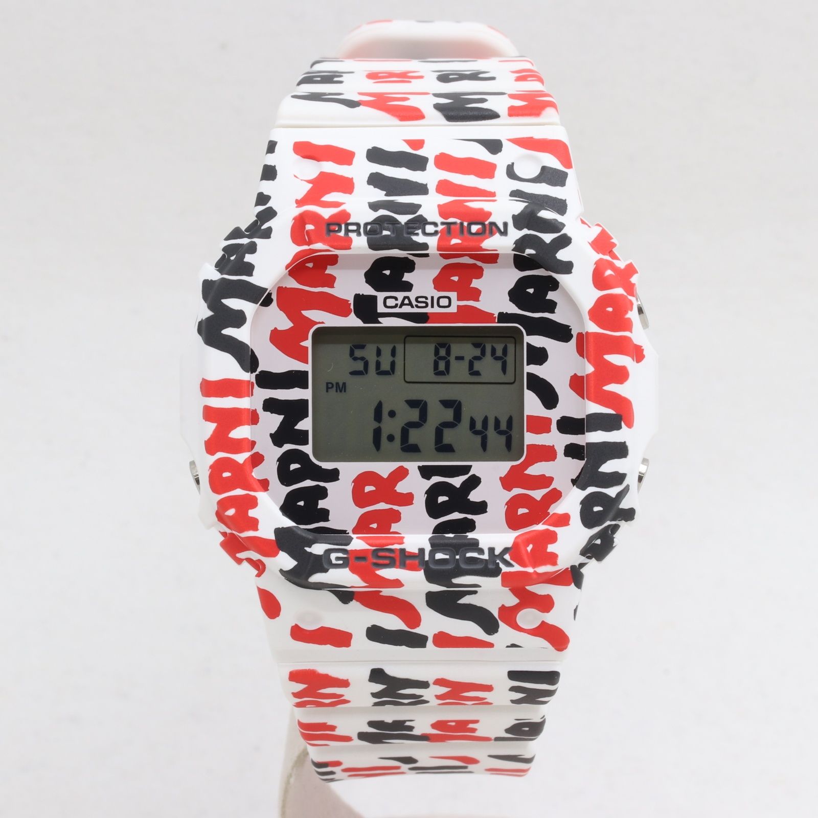 ITQT04AV507A MARNIxCASIO G-SHOCK Gショック GMD-S5610MA-7ER コラボ ロゴプリント マルニ WHMH0001A1 デジタル ホワイト 白 メンズ レディース