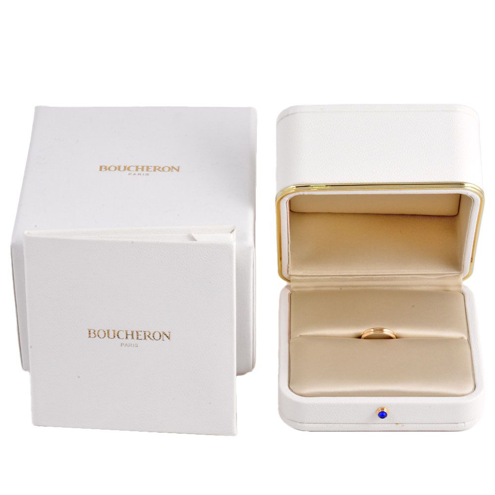 ブシュロン BOUCHERON ゴドロン リング 指輪 #48 JAL00009 K18PG レディース【中古】