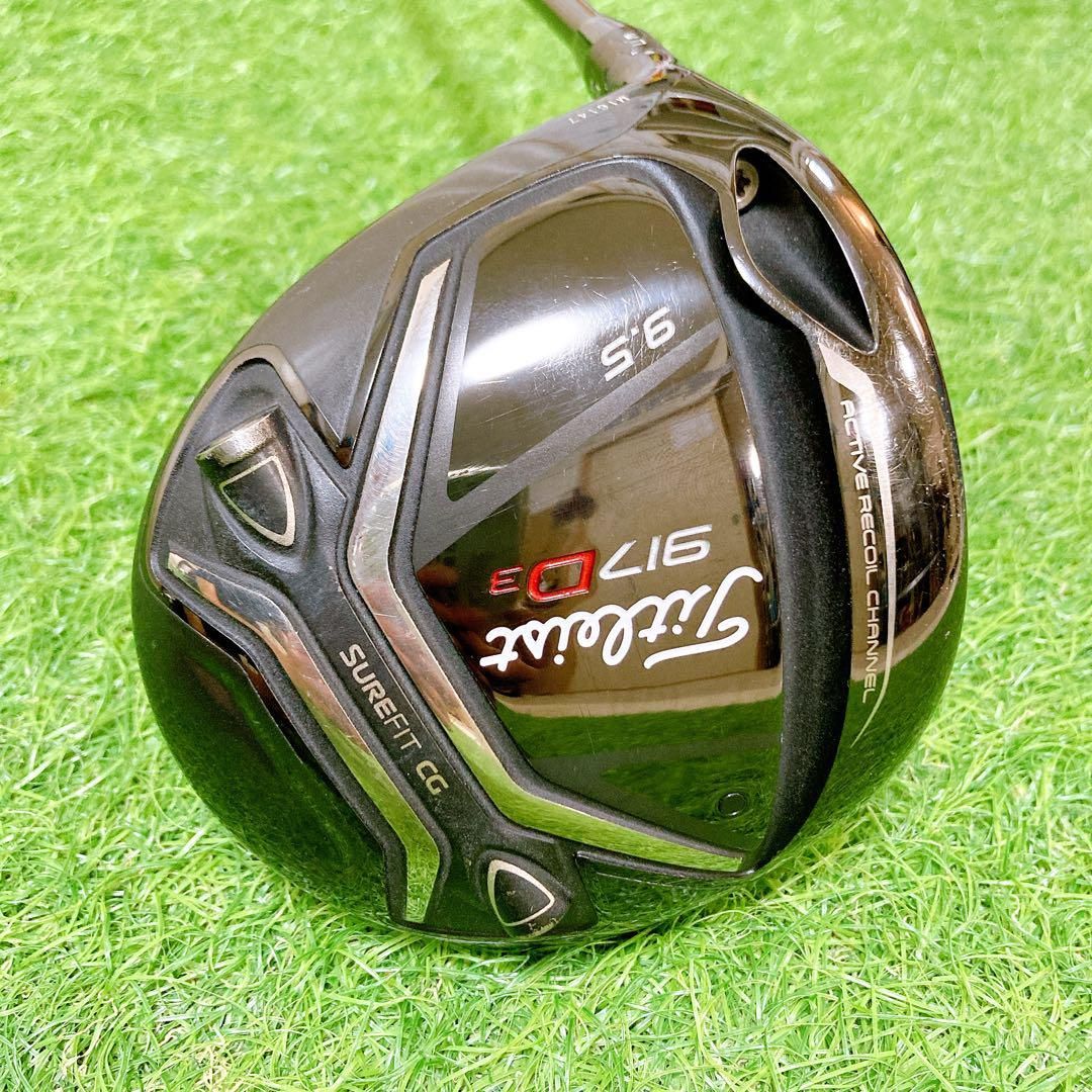 【レフティー】タイトリスト　917D3 ゴルフ　ドライバー　FLEX S レフティー】タイトリスト 917D3 ゴルフ ドライバー FLEX S