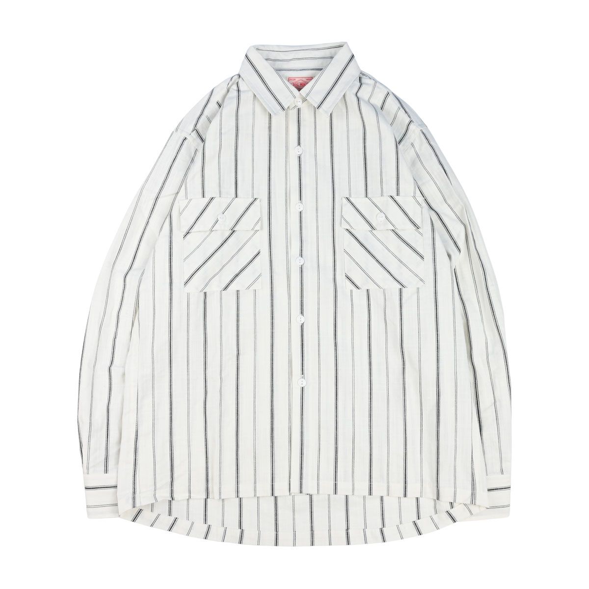 新品】 BIG MIKE ビッグマイク Stripe Chambray L/S Shirts メンズ 