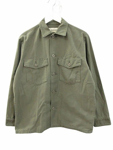シンゾーン Shinzone 24SS ユーティリティシャツ ミリタリーシャツ オリーブ レディース シンゾーン Shinzone 24SS ユーティリティシャツ ミリタリー