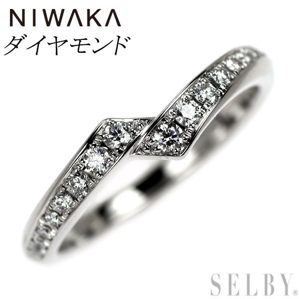 俄 Pt950 ダイヤモンド リング 綾 俄 Pt950 ダイヤモンド リング 綾 俄