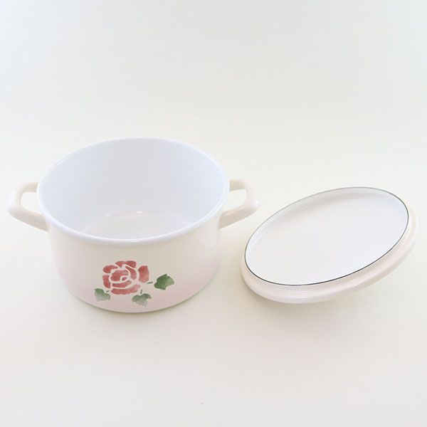 Manyマニーローズ　ホーローキャセロール ホーロー鍋 マニーローズ ホーローキャセロール マニーローズ ホーロー 20