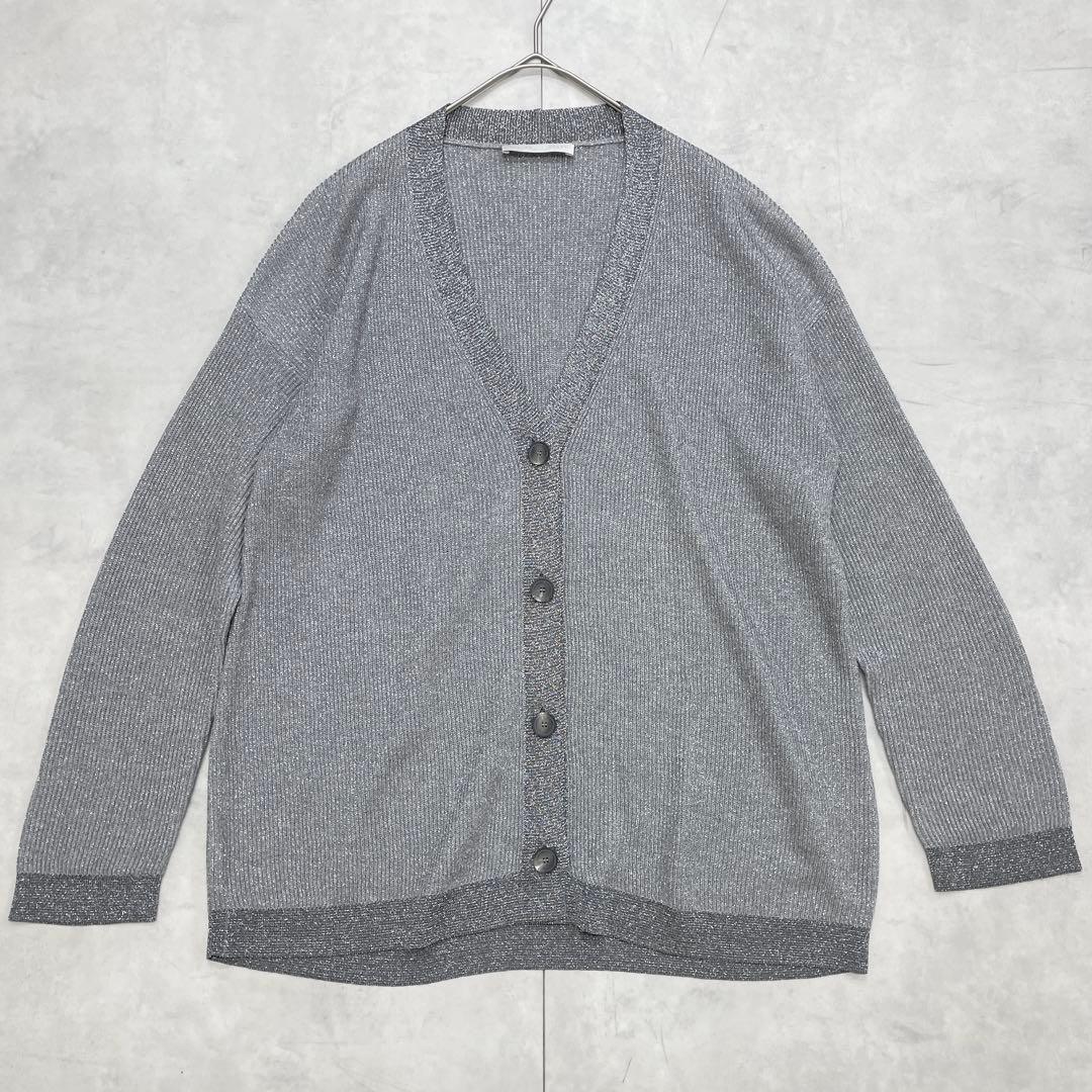ファビアナフィリッピ　コットン　ニットカーディガン FABIANA FILIPPI ファビアナフィリッピ Vネック コットンニット