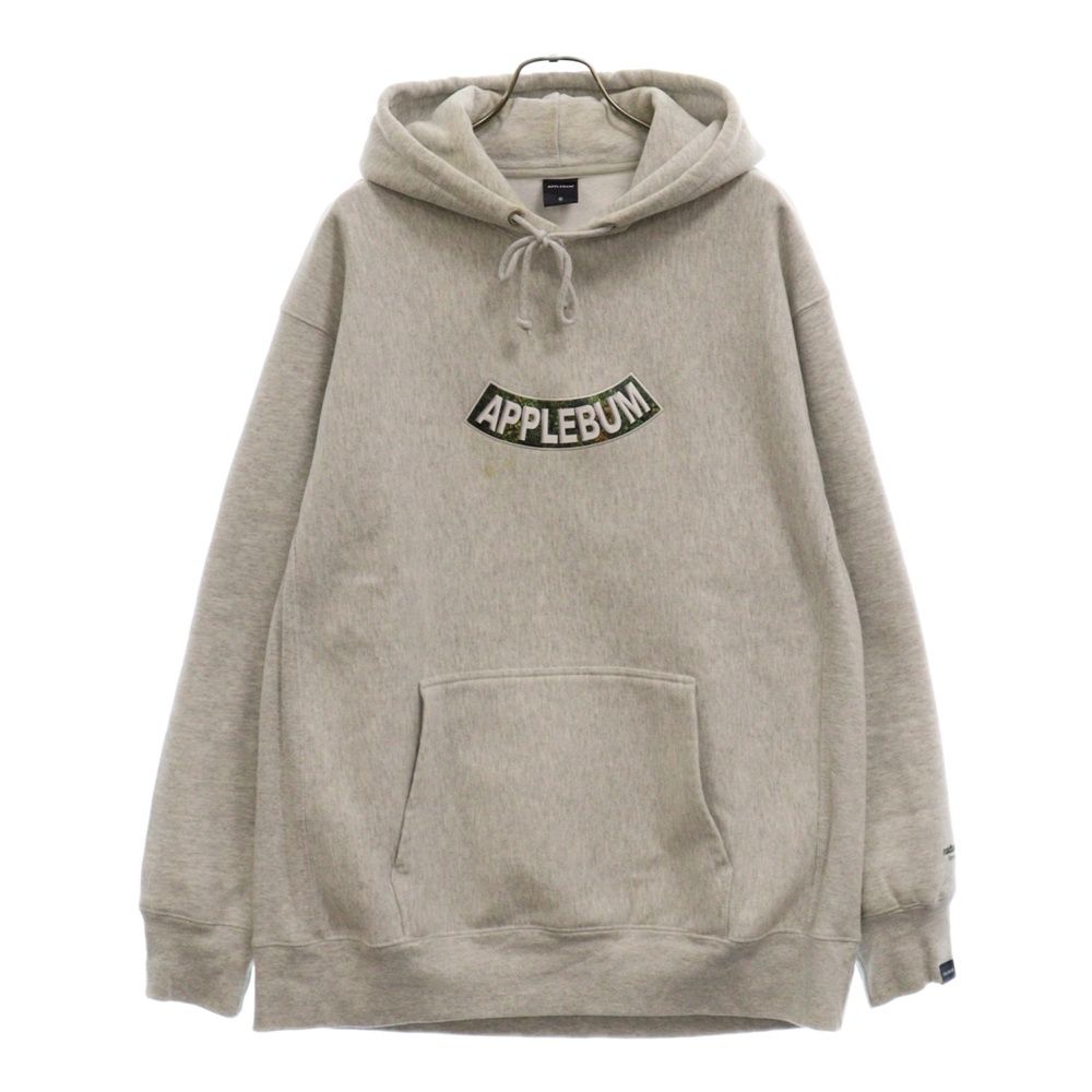 APPLEBUM (アップルバム) 23AW RAIDBACKFABLIC WORM SWEATPARKA レイドバック デニスロッドマン  ロゴプリント スウェット プルオーバーパーカー グレー - メルカリ