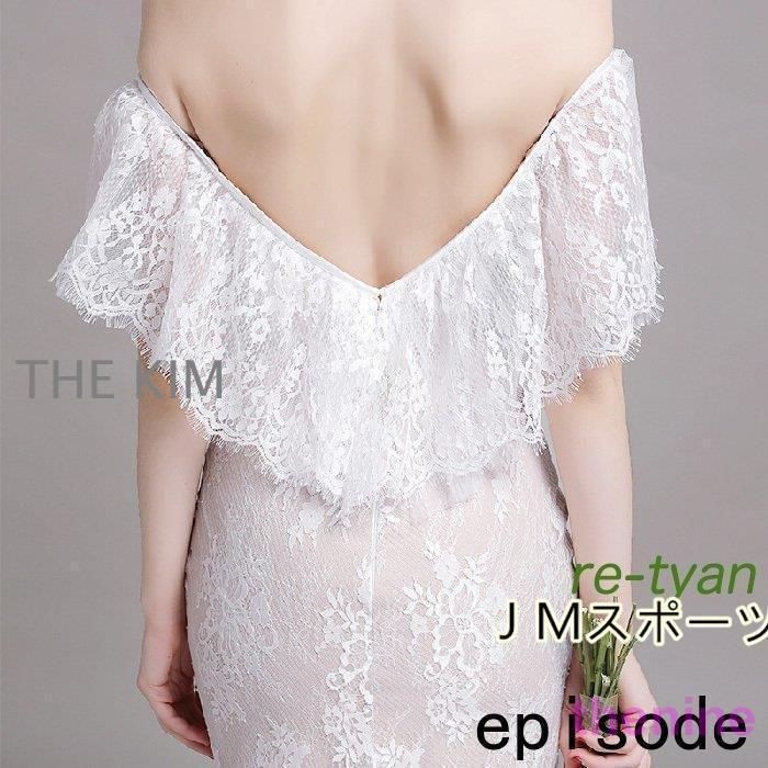 送料無料】前撮りドレス ワンピース ウェディングドレス スレンダー