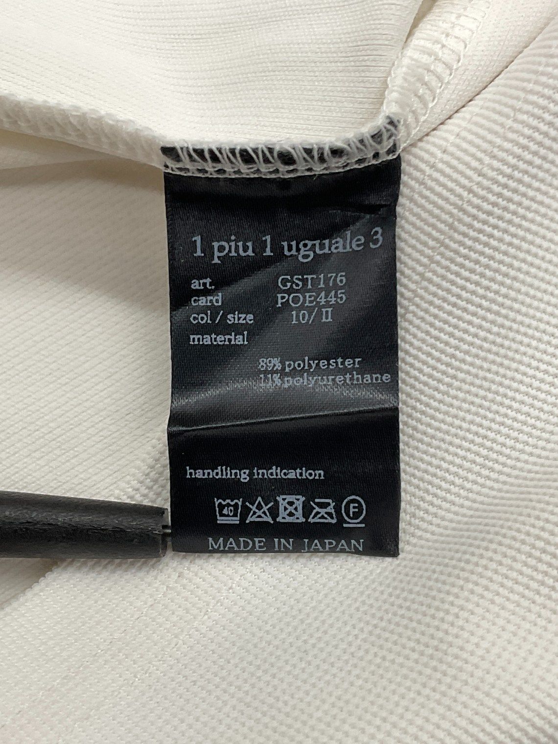 1PIU1UGUALE3 GOLF ブラックロゴ ワンピース サイズ Ⅱ