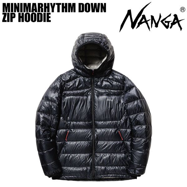 ナンガ ミニマリズムダウンジップフーディ NANGA MINIMARHYTHM DOWN ZIP HOODIE ジャパンブランド ダウンジャケット 山岳 プロユース ミッドレイヤー