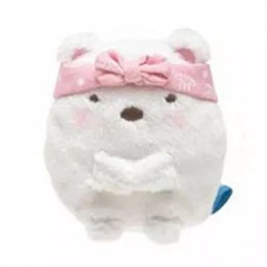 【未使用・タグ無】すみっコぐらし しろくま ぬくぬく湯ごもり てのりぬいぐるみ 中古】ぬいぐるみ しろくま てのりぬいぐるみ ぬくぬく湯ごもりテーマ