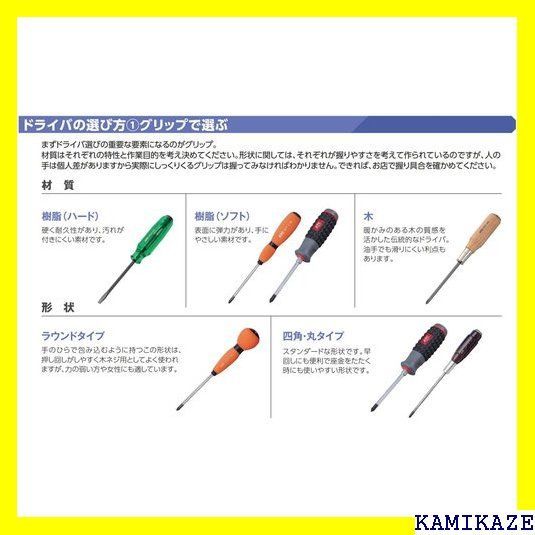 ☆便利_Z019 京都機械工具 KTC ソフト貫通ドライバー D7P2-3 229