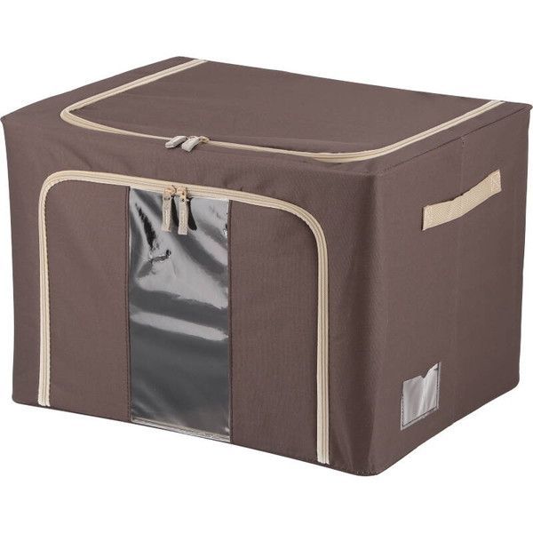 まとめ 窓付＆積み重ね収納ボックス ７２Ｌ ＢＲ ×6セット