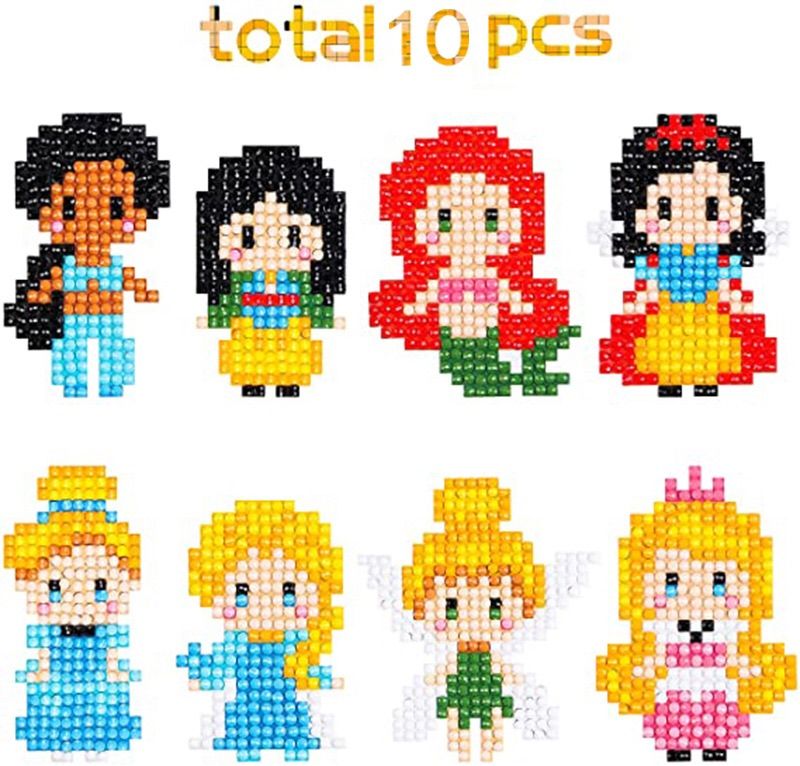 子供向けダイヤモンドアートキット 10種類 D59 - メルカリ