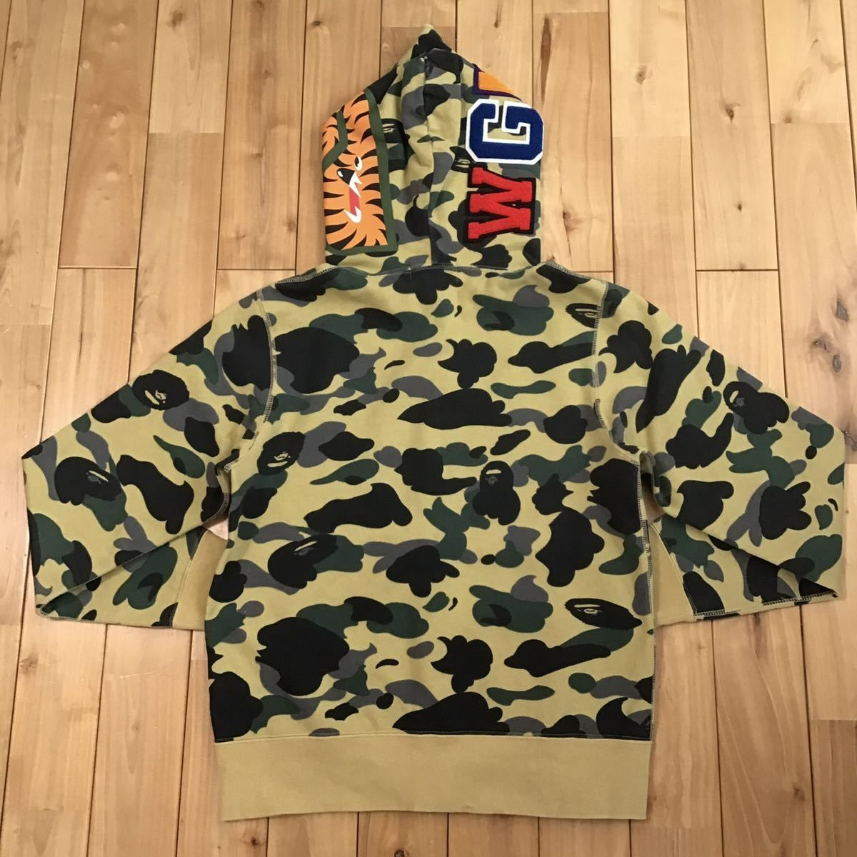 ★ZOZO限定★ リフレクターカモ シャーク パーカー Sサイズ BAPE camo shark full zip hoodie a bathing  ape エイプ ベイプ 迷彩