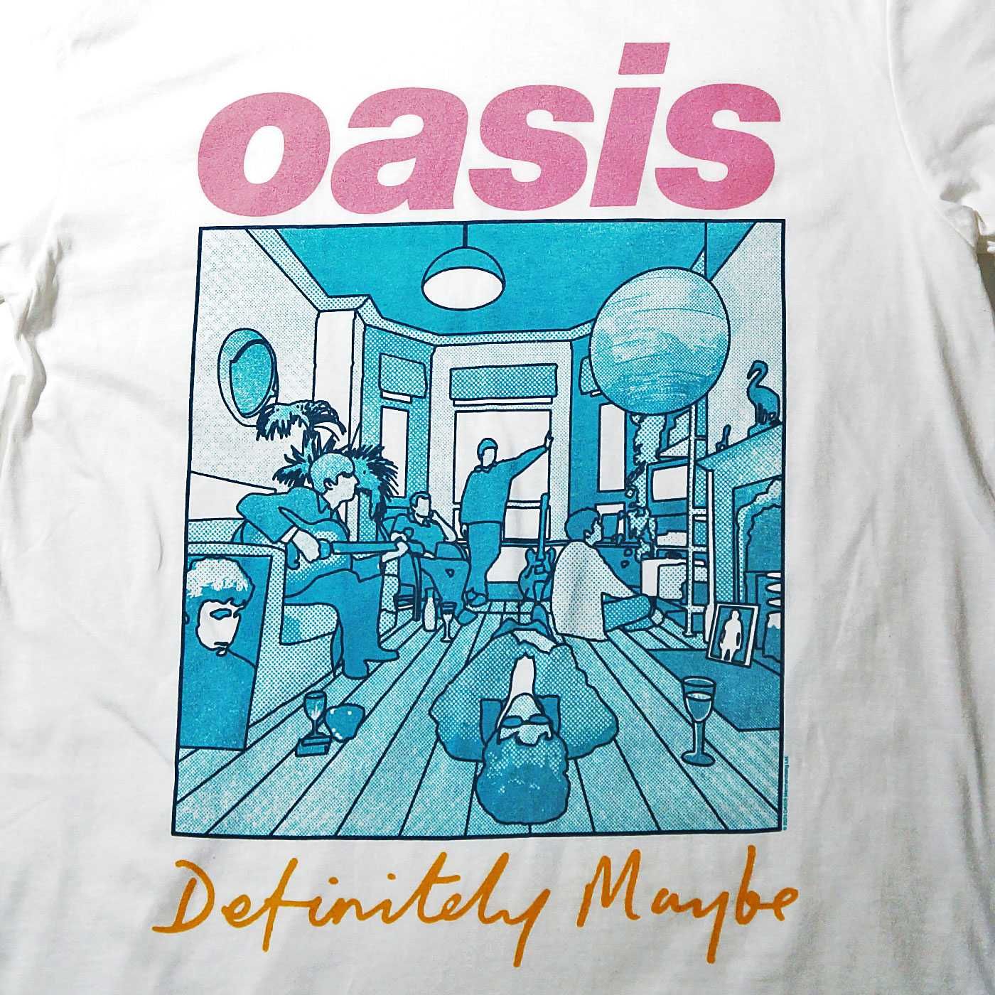 新品】公式 OASIS オアシス Tシャツ ☆ 90s デビュー盤 Definitely 