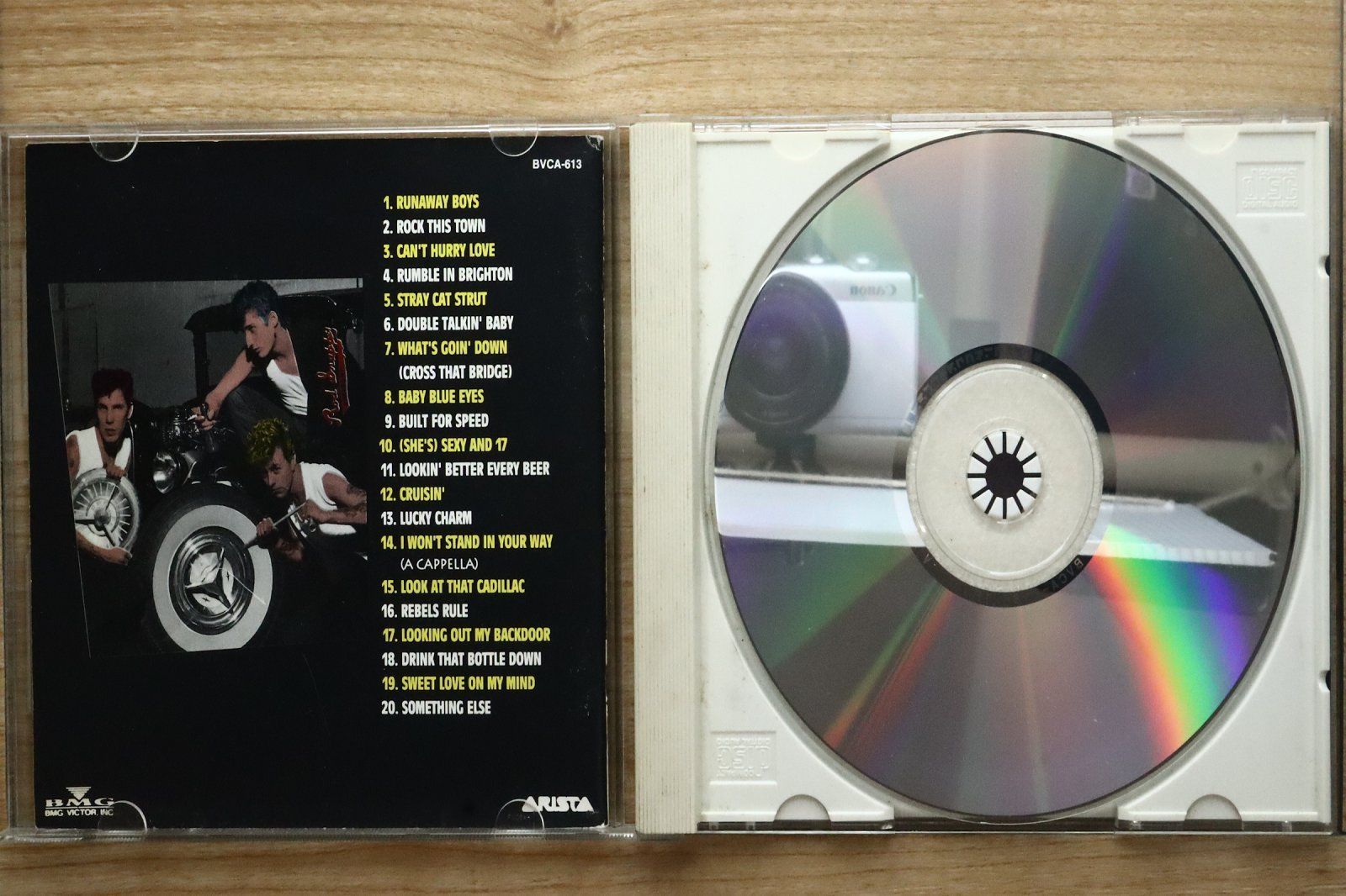 国内盤CD☆ストレイキャッツ/Stray Cats□ アザワイズ～ザ・ニュー