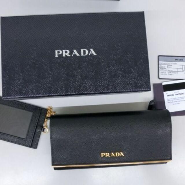 残り一つ新品 PRADA サフィアーノレザー 長財布_1MH132_QME 箱付