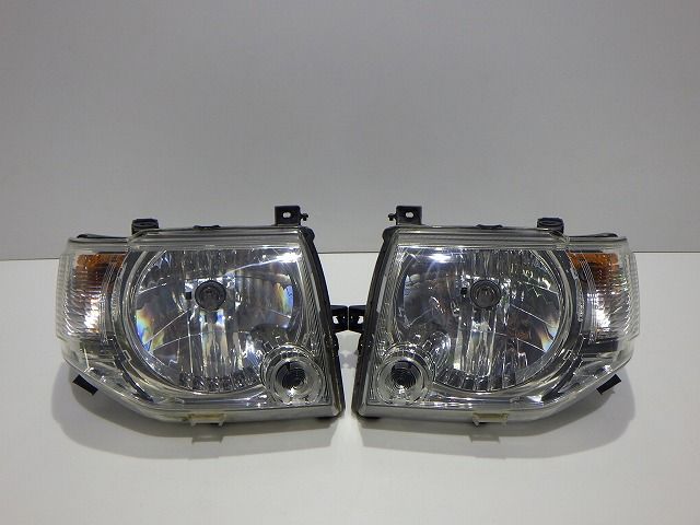 パジェロミニ ヘッドライト左右 ハロゲン H58A 後期 100-37007 コーティング キックス 251004096