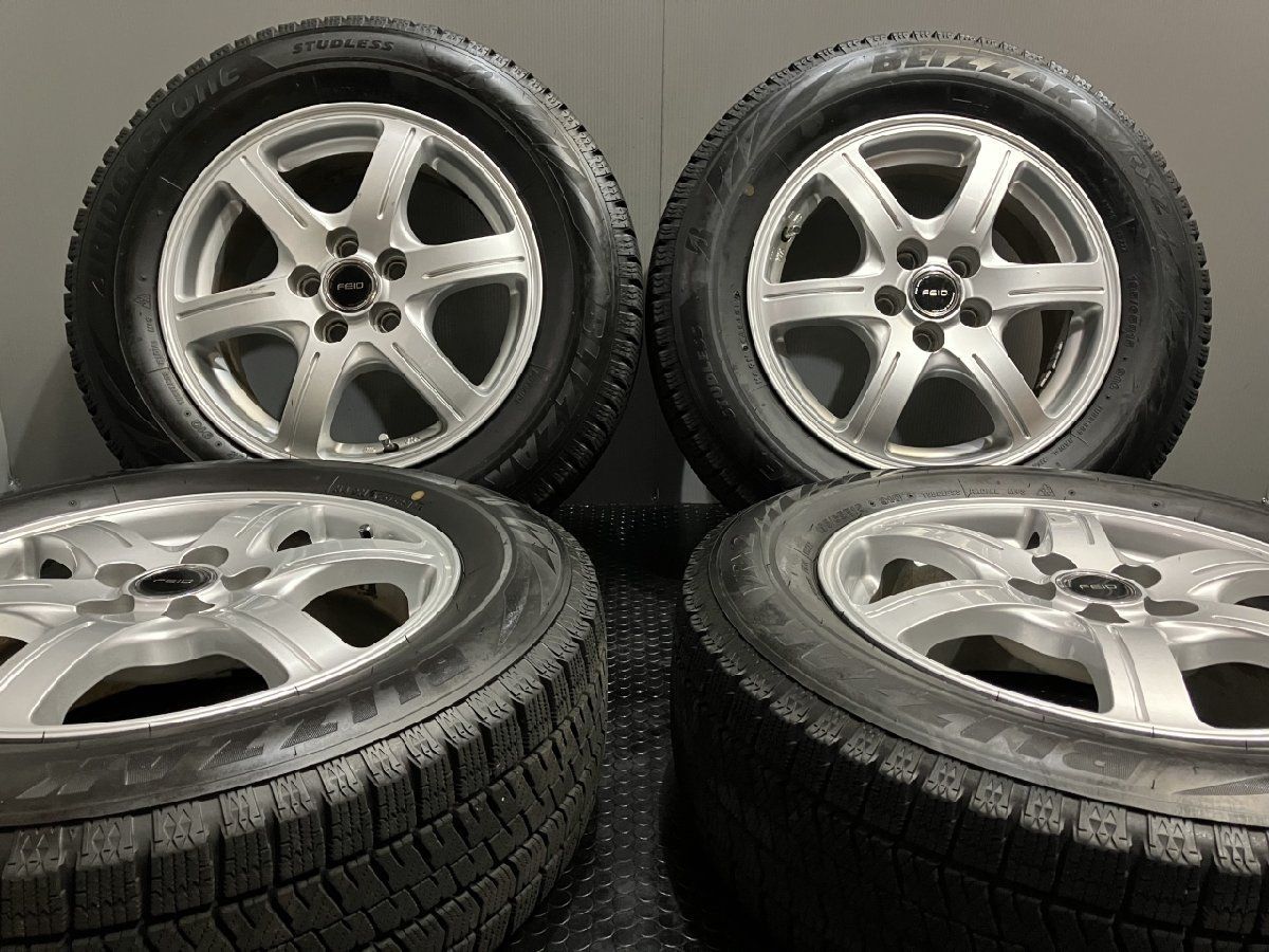 BS BLIZZAK VRX2 195/65R15】スタッドレス【FEID G6 15インチ