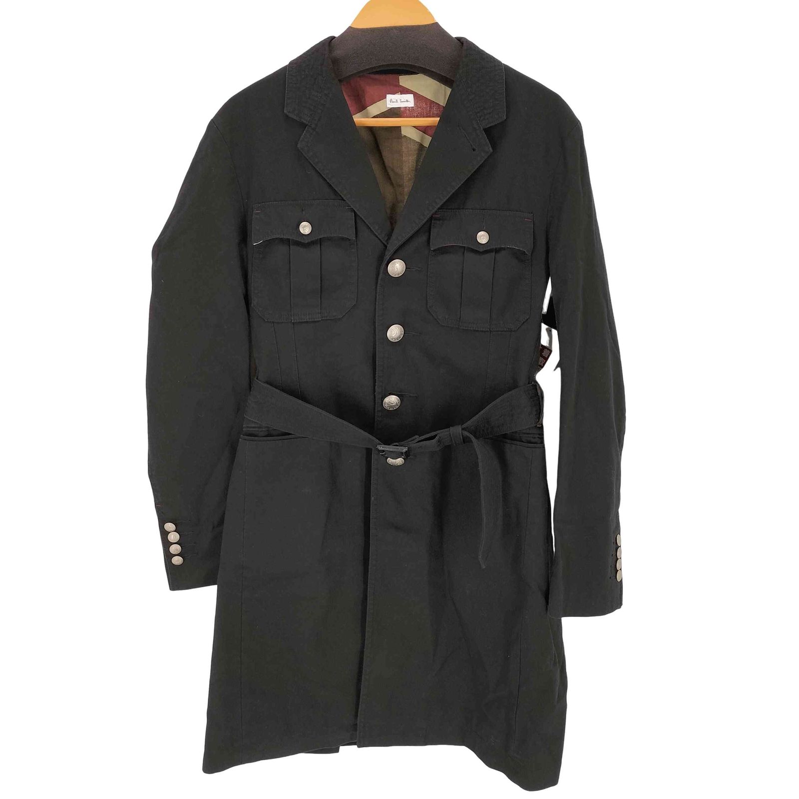 ポールスミス Paul Smith 裏地ユニオンジャック柄 トレンチコート メンズ import S