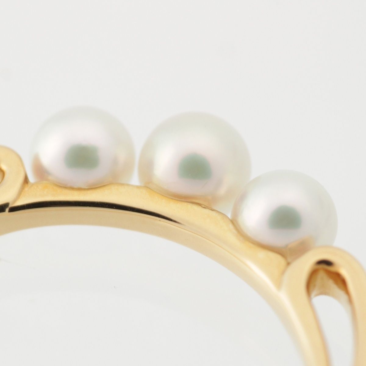 ミキモト リング 指輪 K18 PR-1476HK ゴールド 12号 アコヤ真珠 約3.75  