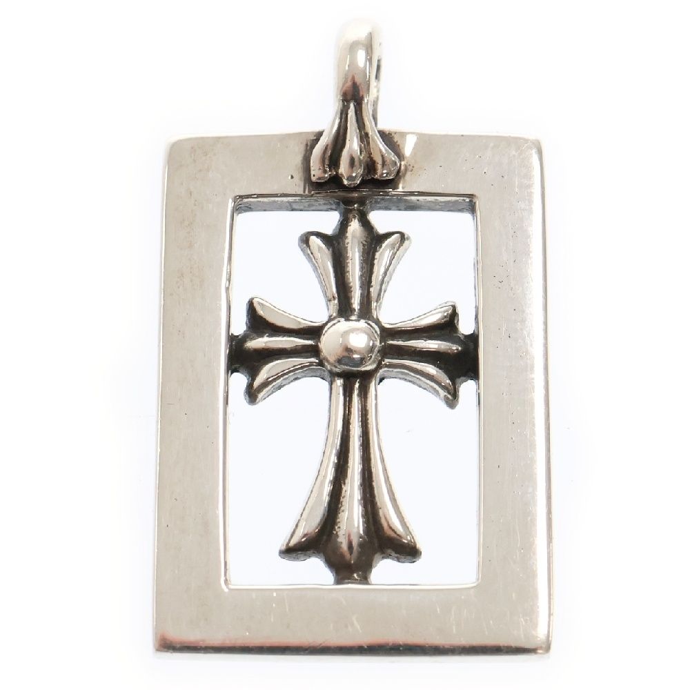 CHROME HEARTS クロムハーツ FRMD OPN BBYFAT フレームドオープンベイビーファット ペンダントトップ シルバー BCA274