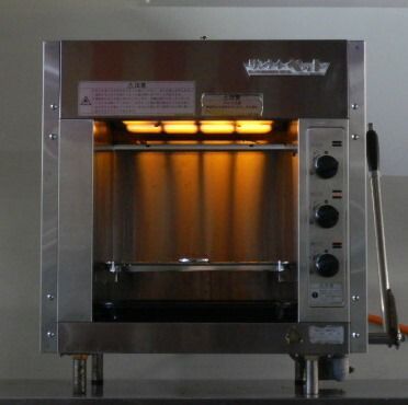 リンナイ ペット 上火式 赤外線 グリラー RGP-43A-10 LPガス W53 8 D40H59cm 23kg プロパン 1995年製