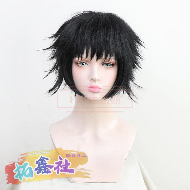 鬼滅の刃 風 獪岳（かいがく） コスプレウィッグ かつら WIG 耐熱