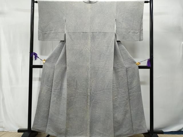 平和屋着物□上質な小紋 霞草花文 暈し染め やまと誂製